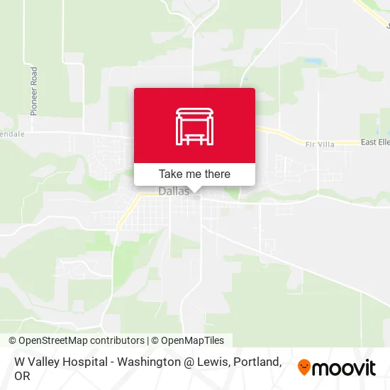 W Valley Hospital - Washington @ Lewis map