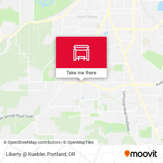 Liberty @ Kuebler map