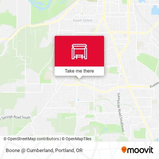 Boone @ Cumberland map