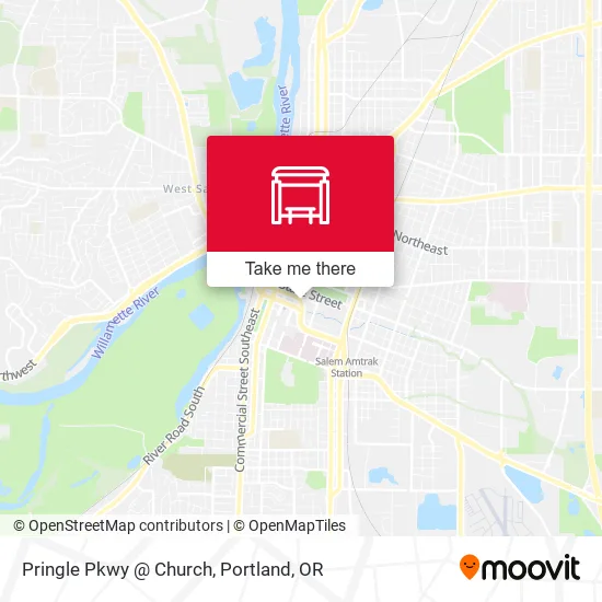Mapa de Pringle Pkwy @ Church