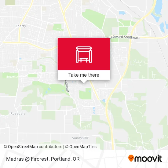 Madras @ Fircrest map