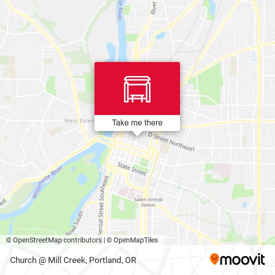 Church @ Mill Creek map