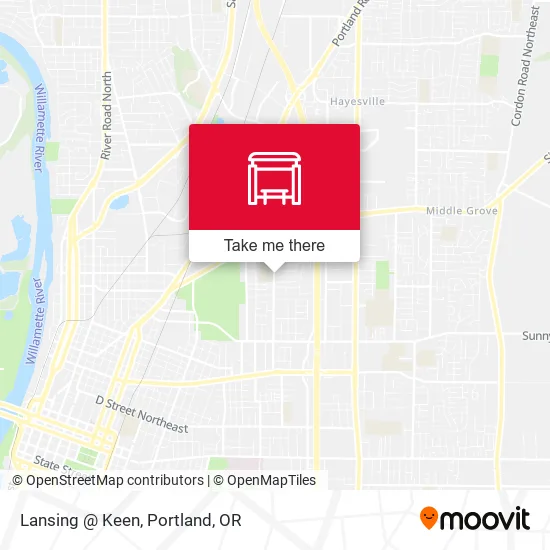 Lansing @ Keen map