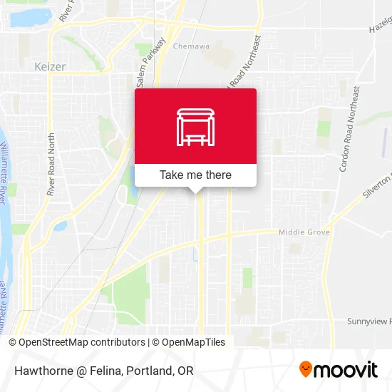 Hawthorne @ Felina map