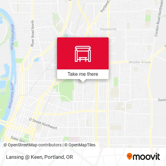 Lansing @ Keen map