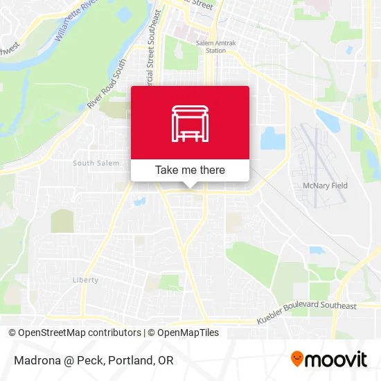 Madrona @ Peck map