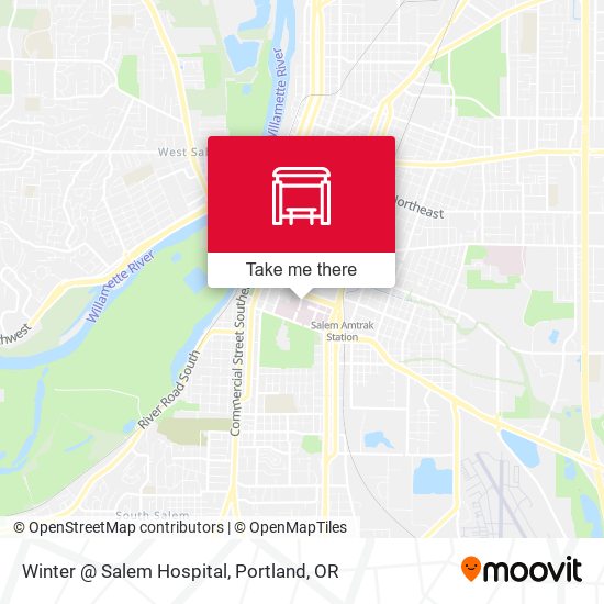 Winter @ Salem Hospital map