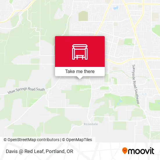 Davis @ Red Leaf map