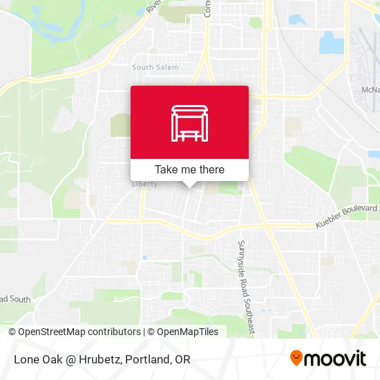Lone Oak @ Hrubetz map