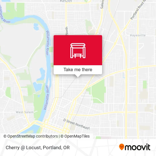 Cherry @ Locust map