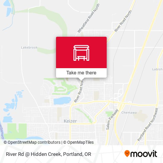 River Rd @ Hidden Creek map