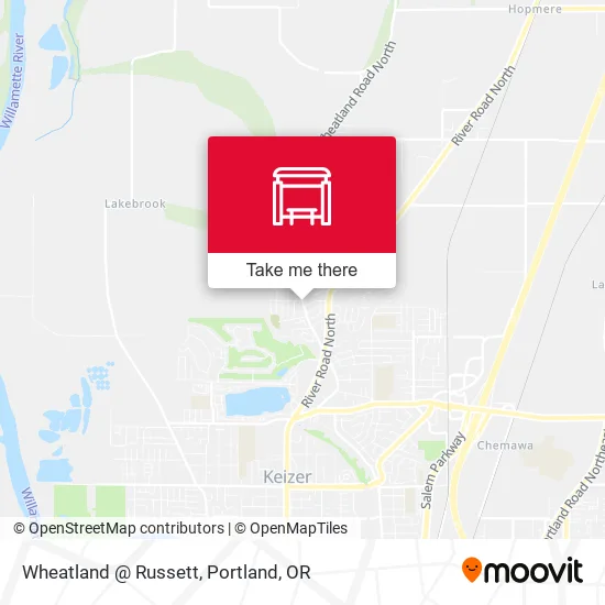 Wheatland @ Russett map