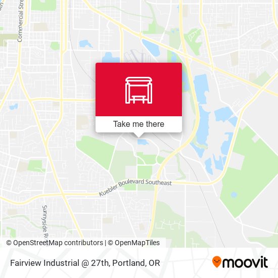 Fairview Industrial @ 27th map
