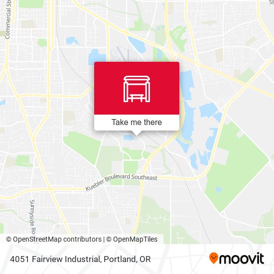 4051 Fairview Industrial map