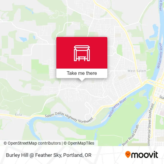 Burley Hill @ Feather Sky map