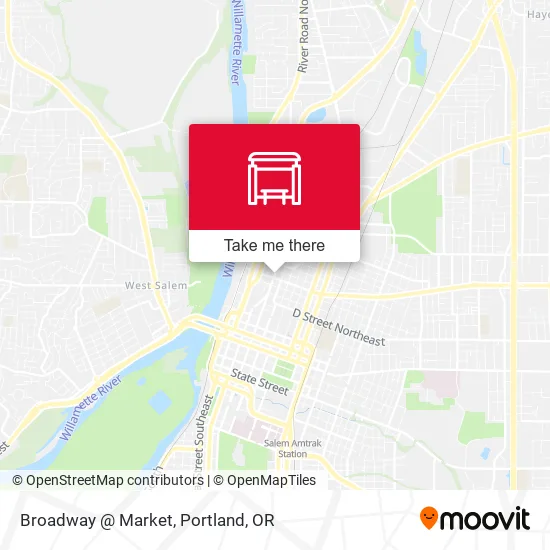 Broadway @ Market map