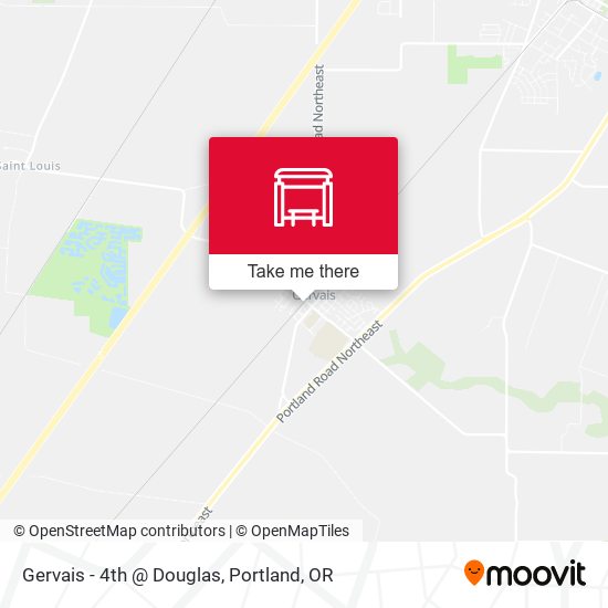 Gervais - 4th @ Douglas map