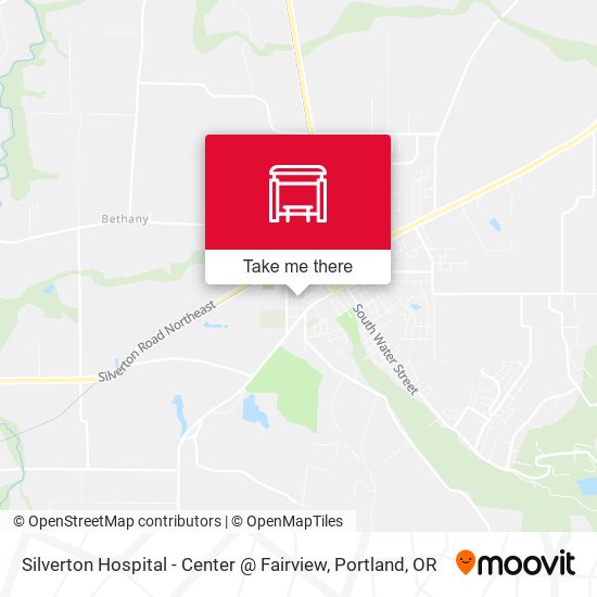 Mapa de Silverton Hospital - Center @ Fairview