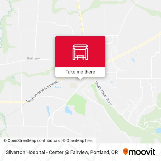 Mapa de Silverton Hospital - Center @ Fairview