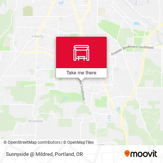 Sunnyside @ Mildred map