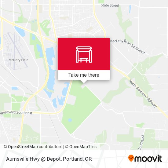 Aumsville Hwy @ Depot map