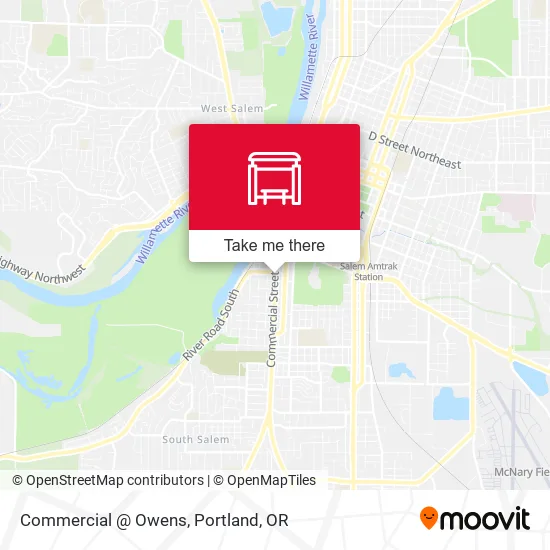 Commercial @ Owens map