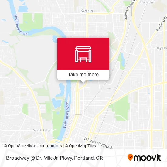 Broadway @ Dr. Mlk Jr. Pkwy map