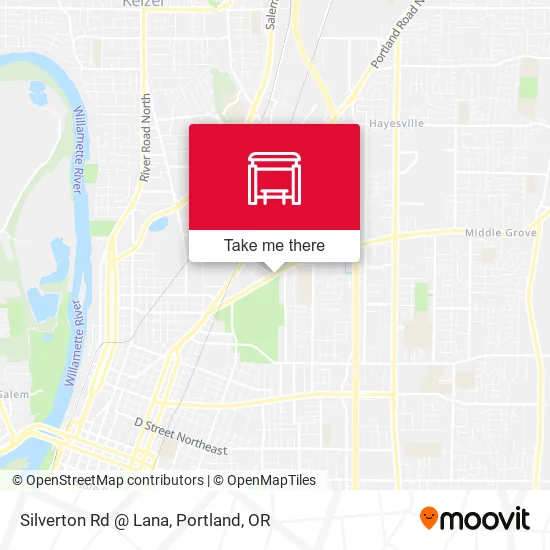Silverton Rd @ Lana map