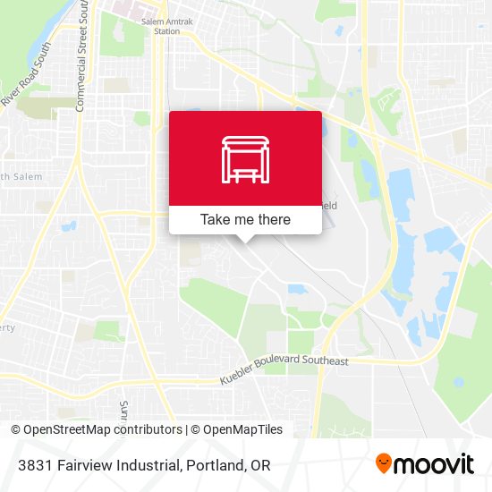 3831 Fairview Industrial map