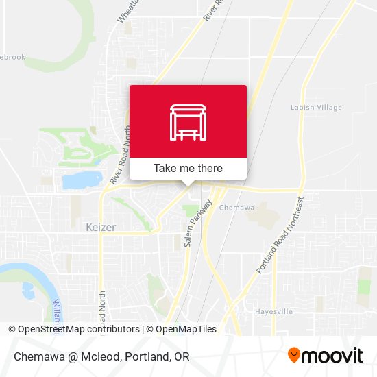 Chemawa @ Mcleod map