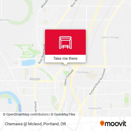 Chemawa @ Mcleod map