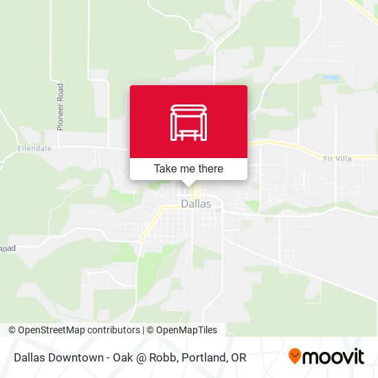 Dallas Downtown - Oak @ Robb map