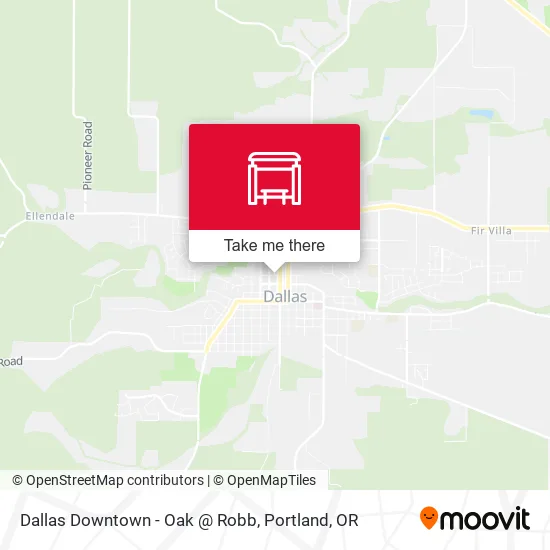 Dallas Downtown - Oak @ Robb map