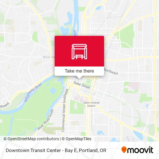 Downtown Transit Center - Bay E map