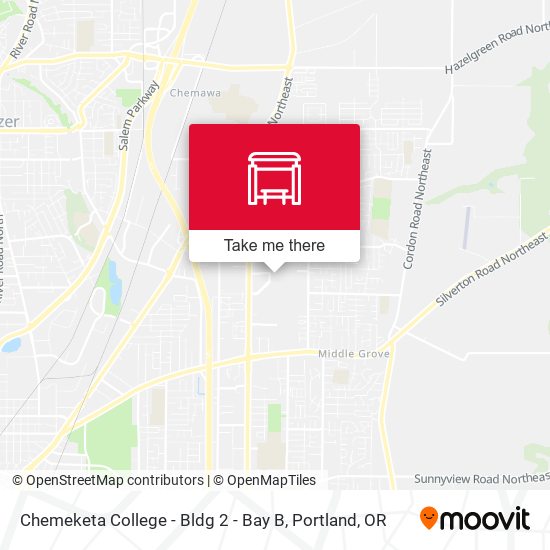 Chemeketa College - Bldg 2 - Bay B map