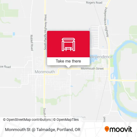 Monmouth St @ Talmadge map