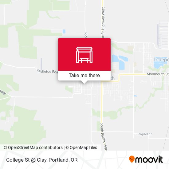 Mapa de College St @ Clay