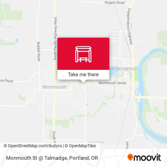 Monmouth St @ Talmadge map