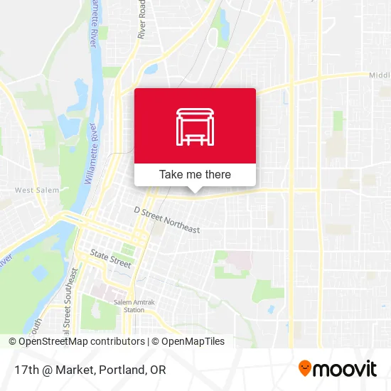 17th @ Market map