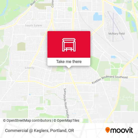 Commercial @ Keglers map