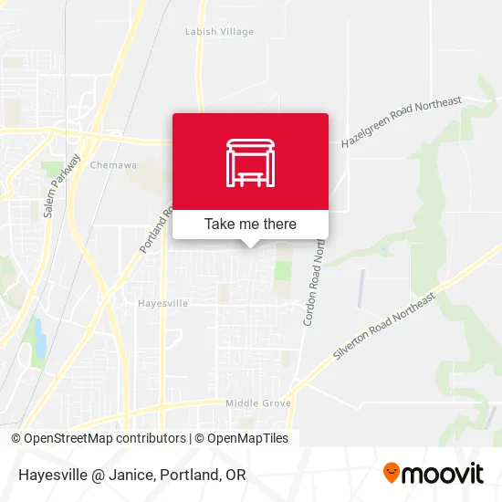 Hayesville @ Janice map