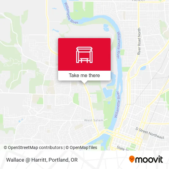 Wallace @ Harritt map