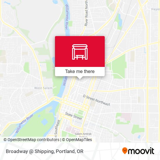 Broadway @ Shipping map