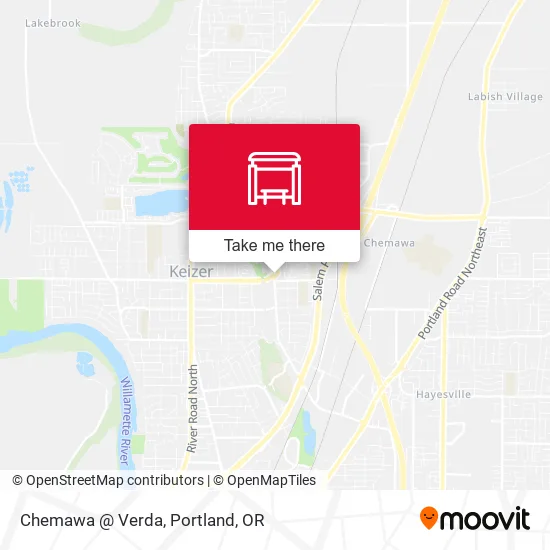 Chemawa @ Verda map