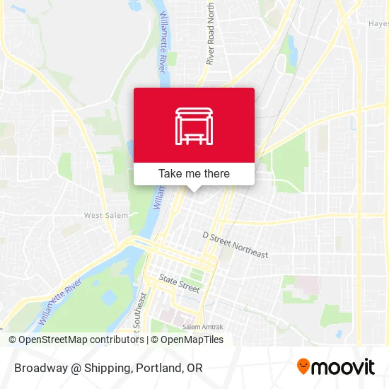 Broadway @ Shipping map