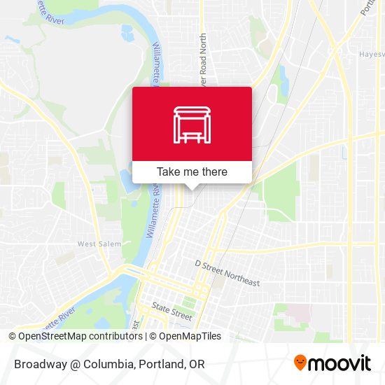 Broadway @ Columbia map