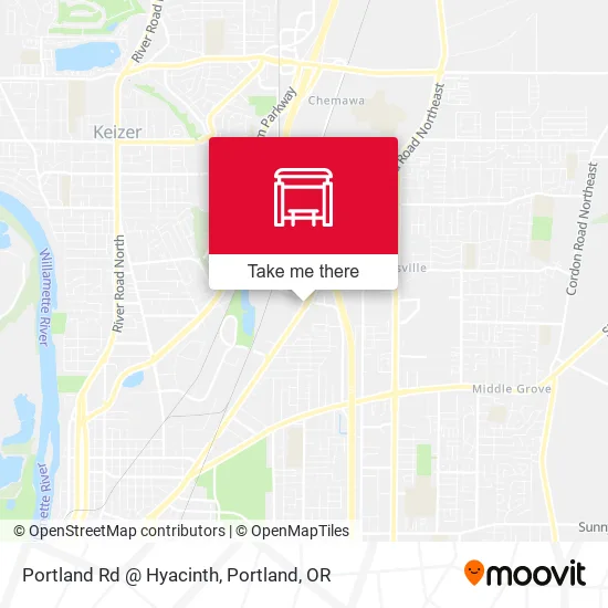 Portland Rd @ Hyacinth map
