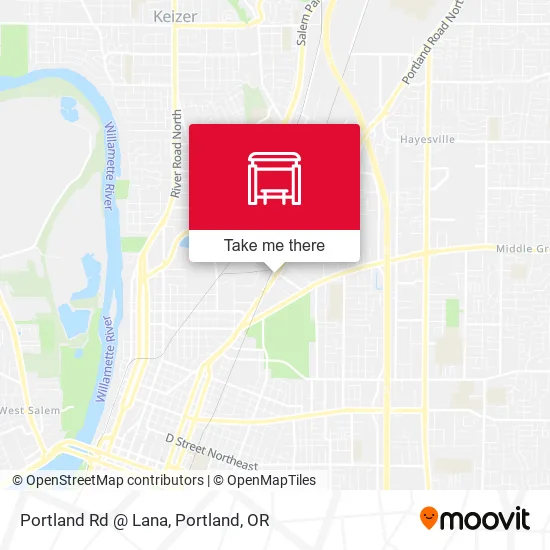 Portland Rd @ Lana map