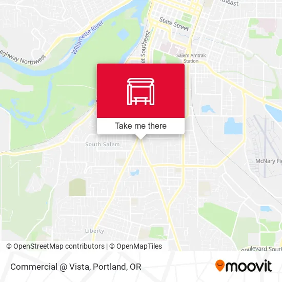 Commercial @ Vista map