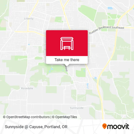 Sunnyside @ Cayuse map